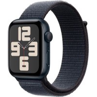 Смарт-годинник Apple Watch SE 2024 GPS 40mm Midnight Aluminium Case with Ink Sport Loop (MXEA3QH/A)