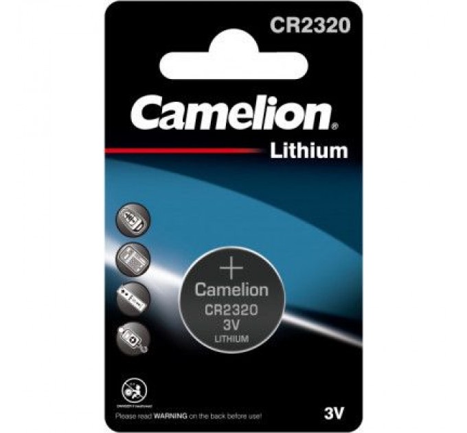 Camelion Батарейка CR 2320 Lithium * 1 Camelion (CR2320-BP1)