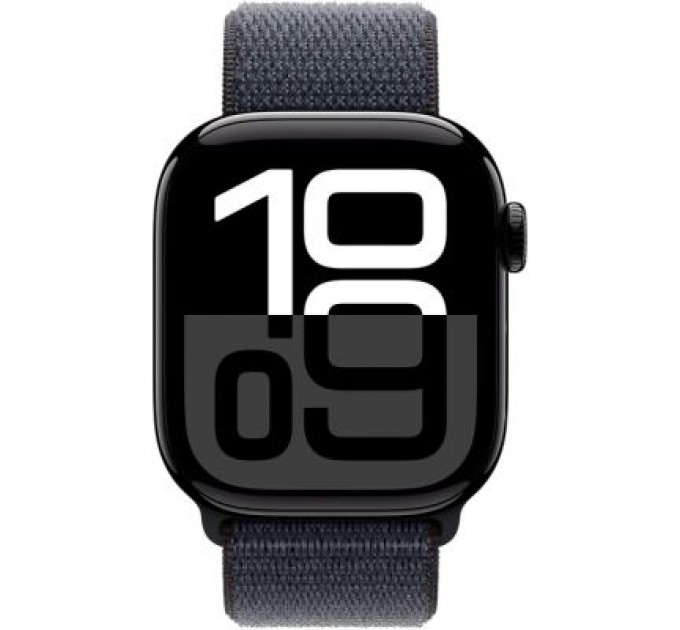 Apple Смарт-годинник Apple Watch Series 10 GPS 42mm Jet Black Aluminium Case with Ink Sport Loop (MWWG3QH/A)