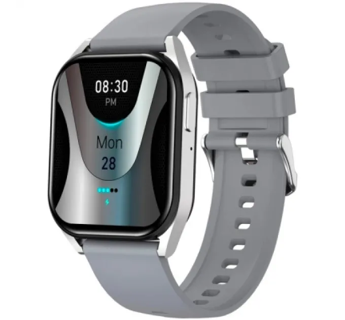 Canyon Смарт-годинник Canyon Chatter SW-58 BT-CALL Silver Grey (CNS-SW58SS)