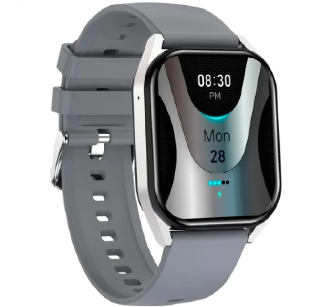 Canyon Смарт-годинник Canyon Chatter SW-58 BT-CALL Silver Grey (CNS-SW58SS)