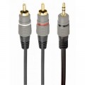 Cablexpert Кабель мультимедійний 3.5 Jack to 2RCA 1.5m Cablexpert (CCA-352-1.5M)