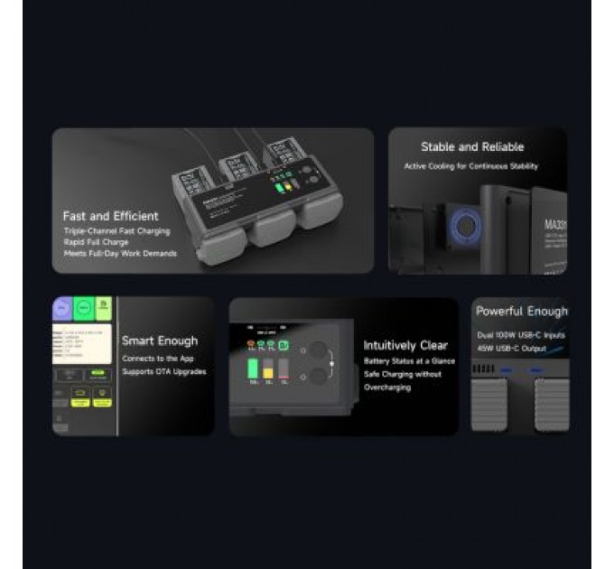 iSDT Зарядний пристрій для дрона iSDT MA331 Air 3 Series Charging Hub (iSDT-MA331)