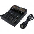 Liitokala Зарядний пристрій для акумуляторів Liitokala 4 Slots, LCD дисплей, Li-ion/Ni-MH/Ni-Cd/AA/ААA/AAAA/С (lii-402)