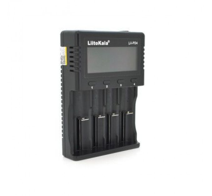 Liitokala Зарядний пристрій для акумуляторів Liitokala 4 Slots, LCD дисплей, Li-ion/Ni-MH/Ni-Cd/AA/ААA/AAAA/С (Lii-PD4)