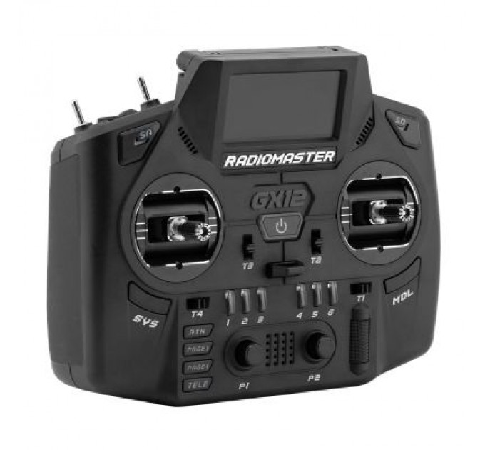 RadioMaster Пульт управління для дрона RadioMaster GX12 radio ExpressLRS Edge XT M2 (HP0157.0094-BLK)