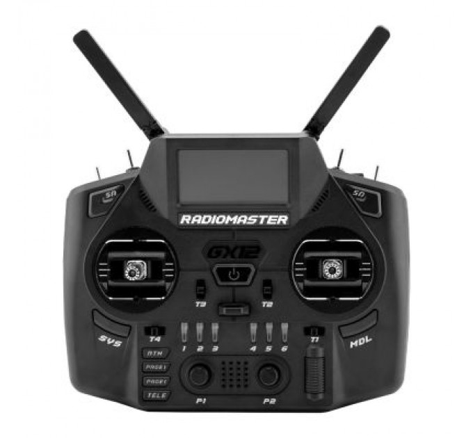 RadioMaster Пульт управління для дрона RadioMaster GX12 radio ExpressLRS Edge XT M2 (HP0157.0094-BLK)