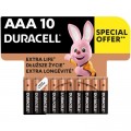 Duracell Батарейка Duracell AAA лужні 10 шт. в упаковці (5002509/5006462)