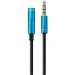 Maxxter Кабель мультимедійний Maxxter 3.5 мм jack M to F 1.0m 4-pin (A-3434-1m)
