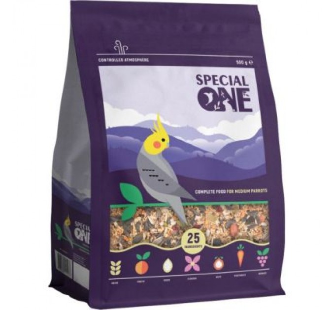 Special One Корм для птахів Special One для середніх папуг 500 г (4823082421237)