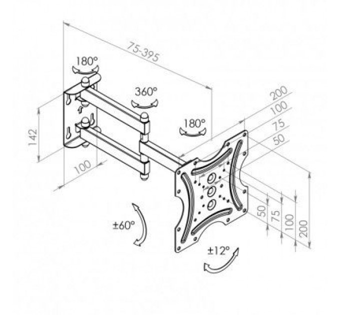 Кронштейн Квадо К-342В