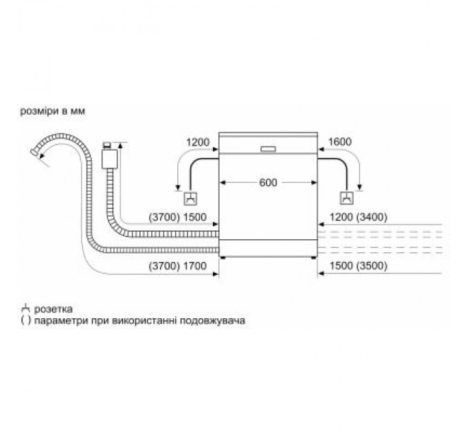Bosch Посудомийна машина Bosch SMV2IVX00K