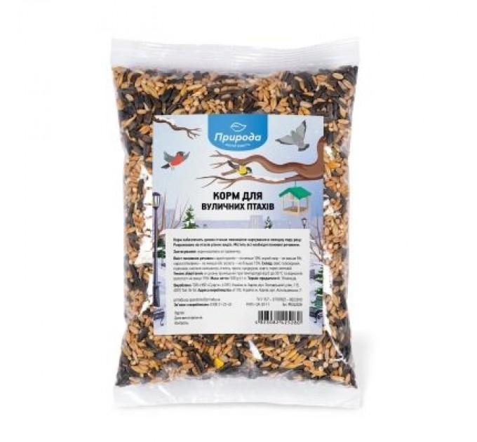 Природа Корм для птахів Природа для вуличних 500 г (4823082425280)