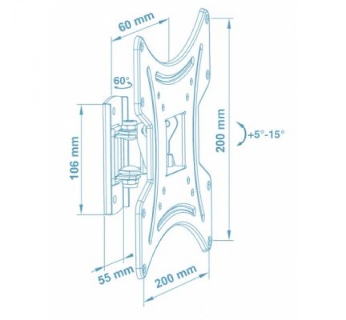Walfix Кронштейн Walfix R-323B