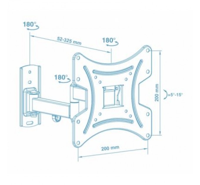 Кронштейн Walfix R-343B