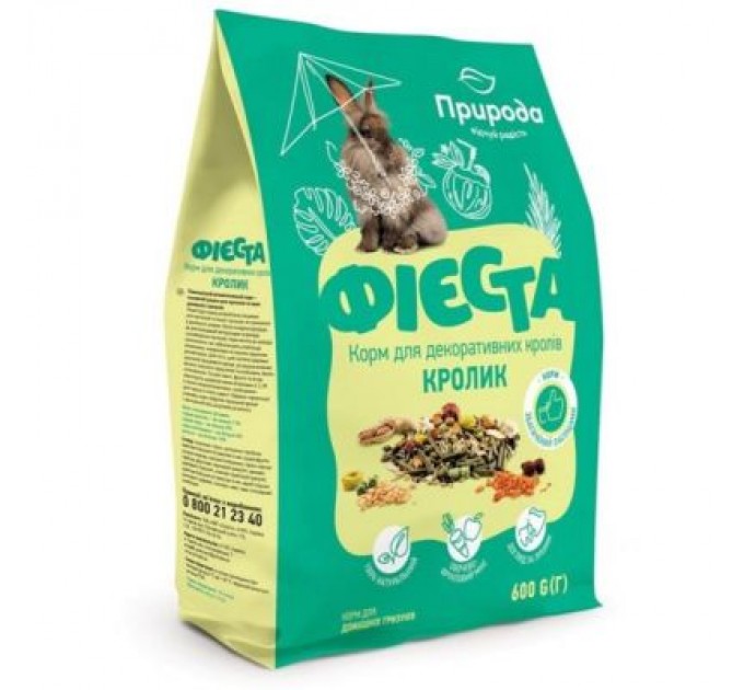 Природа Корм для гризунів Природа Фієста «Кролик» 600 г (4823082413874)