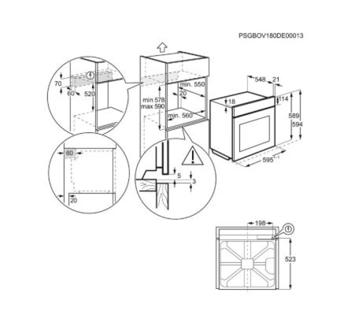 Electrolux Духова шафа Electrolux OPEB2520V