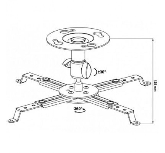 Walfix Кронштейн до проектора Walfix PB-14B