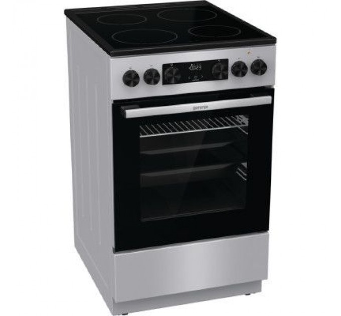Gorenje Плита Gorenje GEC5C41SG електрична склокерамічна, 70л, 50x60см, дисплей, прог (GEC5C41SG)