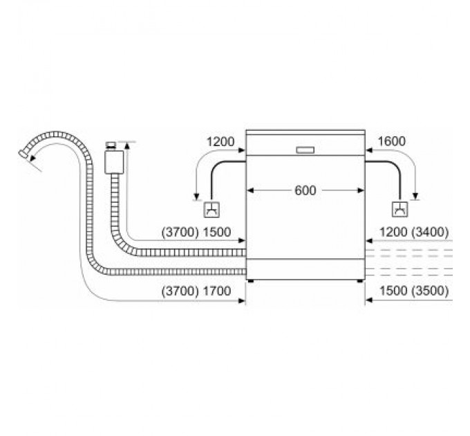 Bosch Посудомийна машина Bosch SMV2ITX14K