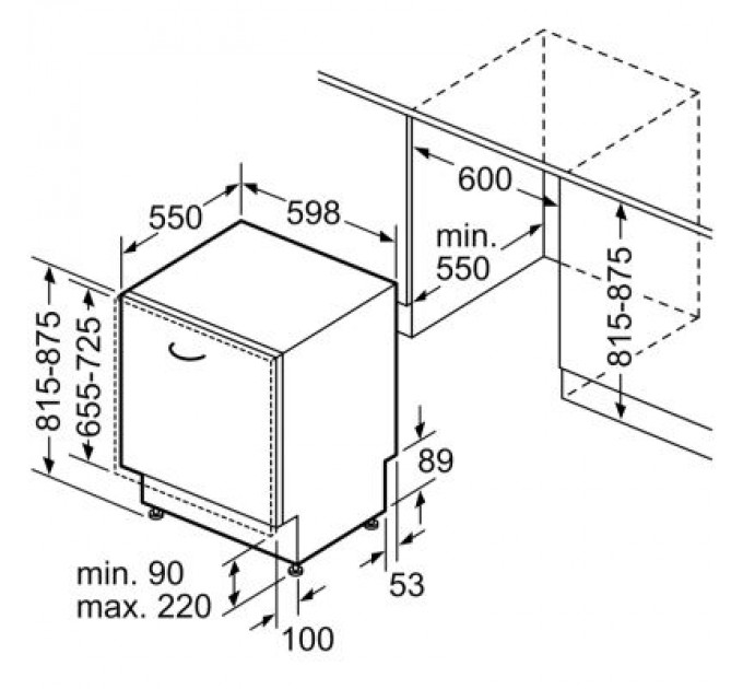 Bosch Посудомийна машина Bosch SMV2ITX14K
