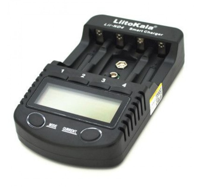 Liitokala Зарядний пристрій для акумуляторів Liitokala 4 Slots, LED, Ni-Mh, Ni-Cd, AA, AAA, AAAA, С (Lii-ND4)