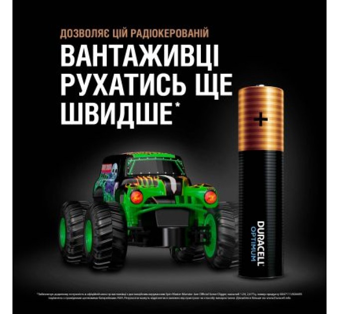 Duracell Батарейка Duracell Optimum AAA лужні 4 шт. в упаковці (5015596)