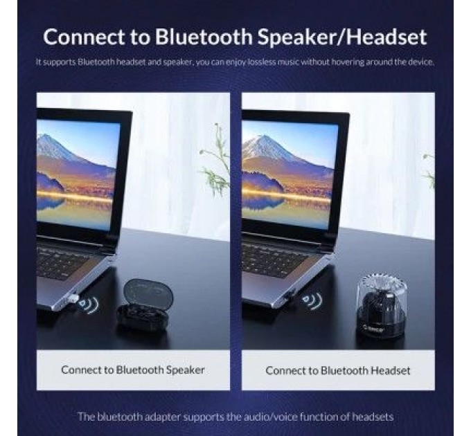 Orico Bluetooth-адаптер Orico Bluetooth 5.0 BTA-508-BK-BP (CA913787)