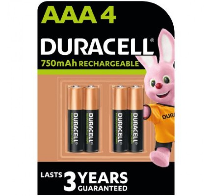 Duracell Акумулятор Duracell AAA HR03 750mAh * 4 (5007331)