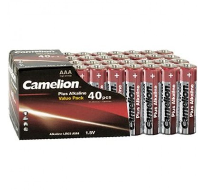 Camelion Батарейка Camelion AAA Plus Alkaline LR03 * 40 (LR03-SP40)