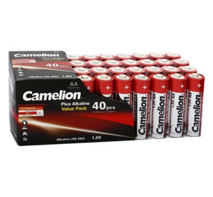 Camelion Батарейка Camelion AA Plus Alkaline LR6 * 40 (LR6-SP40)
