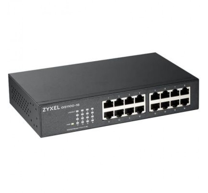 ZyXel Комутатор мережевий ZyXel GS1100-16 (GS1100-16-EU0103F)
