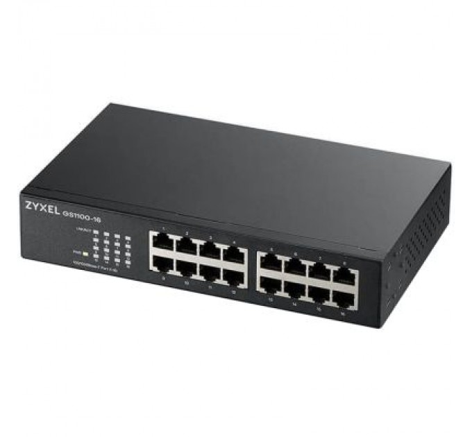 ZyXel Комутатор мережевий ZyXel GS1100-16 (GS1100-16-EU0103F)