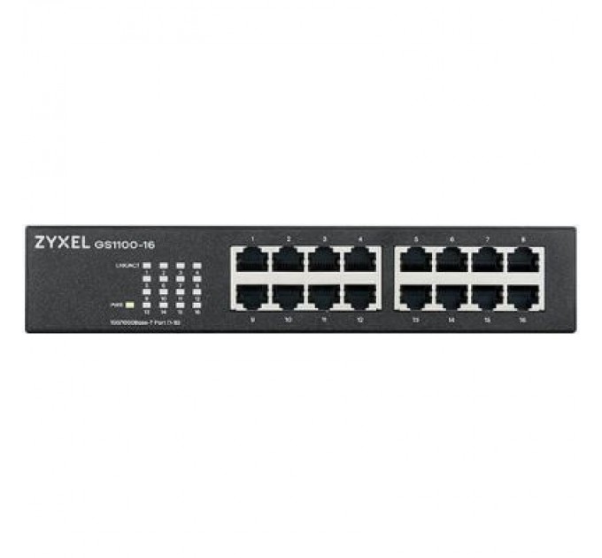 ZyXel Комутатор мережевий ZyXel GS1100-16 (GS1100-16-EU0103F)