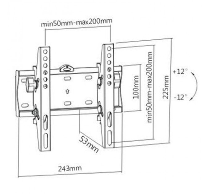 Кронштейн Gembird WM-42T-02