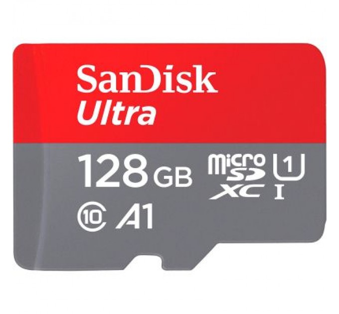SanDisk Карта пам'яті SanDisk 128GB microSD class 10 UHS-I Ultra (SDSQUAB-128G-GN6MA)