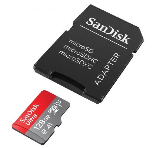 SanDisk Карта пам'яті SanDisk 128GB microSD class 10 UHS-I Ultra (SDSQUAB-128G-GN6MA)