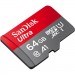 SanDisk Карта пам'яті SanDisk 64GB microSD class 10 UHS-I Ultra (SDSQUAB-064G-GN6MA)