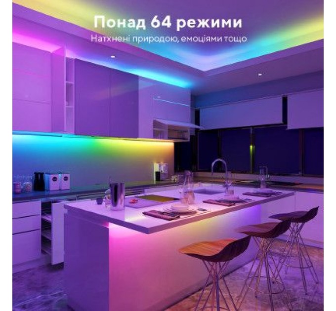 Govee Світлодіодна стрічка Govee RGBIC Basic Wi-Fi + Bluetooth LED Strip Light With Protective Coating 10м Білий (H619C3D1)