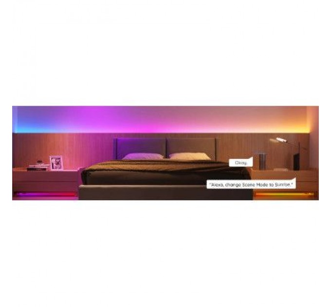 Govee Світлодіодна стрічка Govee RGBIC Basic Wi-Fi + Bluetooth LED Strip Light With Protective Coating 10м Білий (H619C3D1)