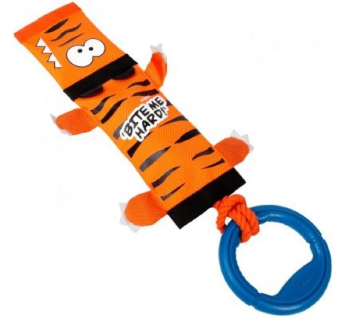 Іграшка для собак GiGwi Bite me hard Тигр (поліестер) 55 см (2345)