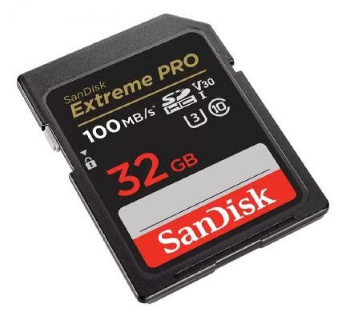 SanDisk Карта пам'яті SanDisk 32GB SD class 10 UHS-I U3 V30 Extreme PRO (SDSDXXO-032G-GN4IN)