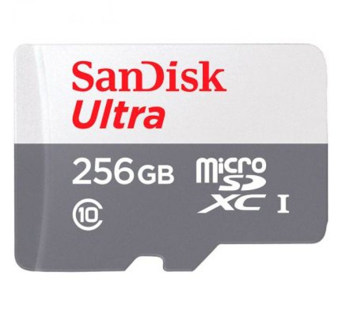SanDisk Карта пам'яті SanDisk 256GB microSDXC class 10 UHS-I Ultra (SDSQUNR-256G-GN3MN)