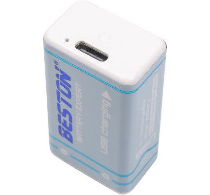 Beston Акумулятор Крона 9V USB Type-C 1000mah Li-ion Beston (9VC-10VC/AA620289)