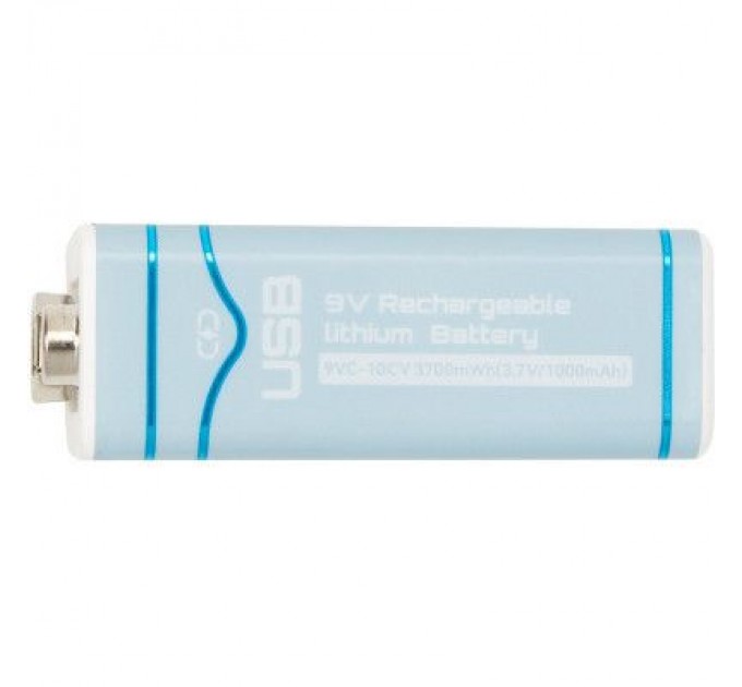 Beston Акумулятор Крона 9V USB Type-C 1000mah Li-ion Beston (9VC-10VC/AA620289)