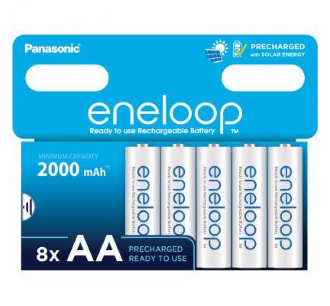 Акумулятор Panasonic Eneloop AA 2000mAh NI-MH * 8 (BK-3MCDE/8HH)