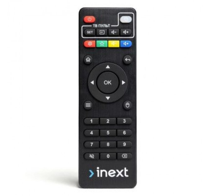 iNeXT Універсальний пульт iNeXT із зоною програмування до inext TV5, TV5 Ultra, TV4, 4K Ultr (981003)