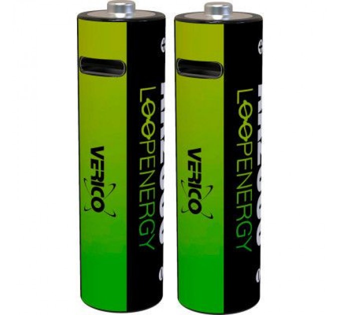 Verico Акумулятор Verico AA USB Type-C 1700mAh 1.5V Li-ion * 2 (LoopEnergy) (1UDBT-A1WEA2-NN)