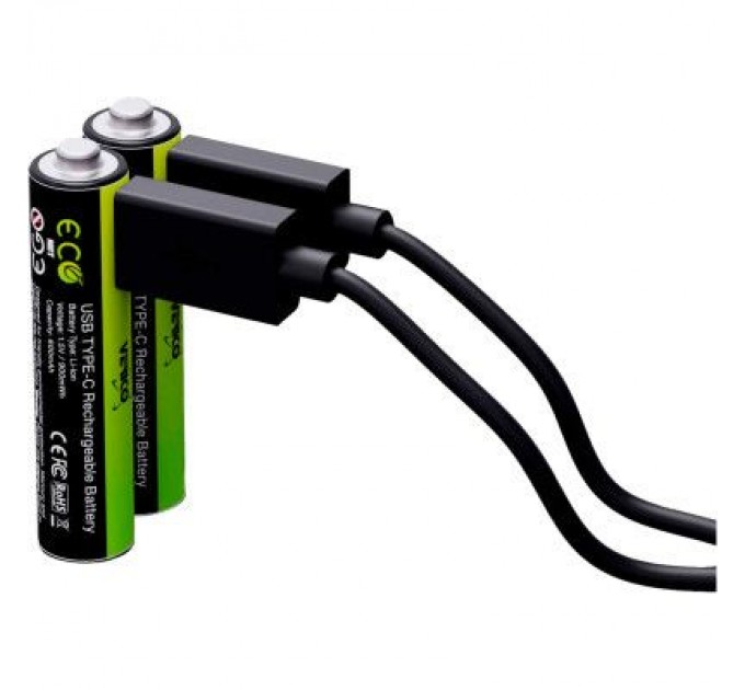 Verico Акумулятор Verico AAA USB Type-C 600mAh 1.5V Li-ion * 2 (LoopEnergy) (1UDBT-A2WEB2-NN)