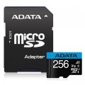 ADATA Карта пам'яті ADATA 256GB microSDXC calss 10 UHS-I V10 A1 (AUSDX256GUICL10A1-RA1)